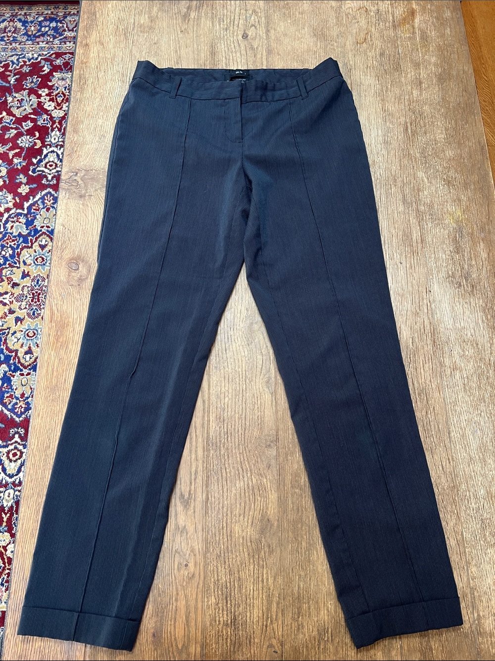 attention Black Straight-Leg Dress Pants